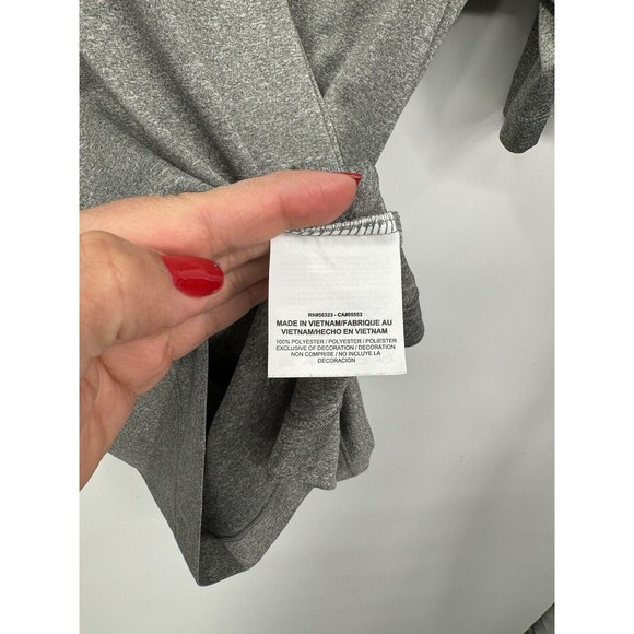 Nike Golf Sport Dri-Fit Heather‎ Polo Shirt Heather Grey XL With Company Logo - Picture 4 of 7